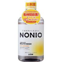 LIŪTAS NONIO (Nonio) Burnos skalavimo skystis Bealkoholinis Švelnus Žolelių Mėtų Burnos skalavimo skystis 600 ml (Kvazi-narkotikas) Blogą burnos kvapą stabdantis skalavimas Skalaukite vandeniu 20 sekundžių ir išspjaukite