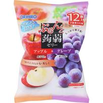 Orihiro Prandu Purunto Konnyaku Jelly maišeliai obuolių + vynuogių 20g x 12 Kiti (patikrinkite spynas, liežuvio valiklius ir kt.) Želė Kiti (patikrinti užraktus, išvalyti liežuvį 1 set