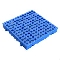 Plastikinis padėklas rūsyje laikyti Atsparus dėvėjimuisi Lengvai sukraunamas Vandeniui atsparus Tinklelio Vėdinimas Grindys S blue