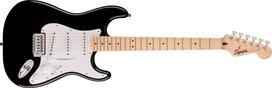 Squier Elektrinė gitara Stratocaster Juoda Klevas juoda