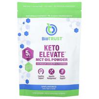 BioTRUST, Keto Elevate™, MCT aliejaus milteliai, be skonio, 6,35 oz (180 g)
