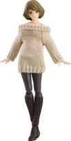 figma Styles Female body [Chiaki] with off-shoulder sweater dress outfit Non-scale Plastic painted movable figure 574 beige