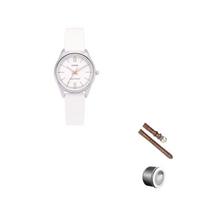 CASIO Women's Standard Series 28.2mm White Watch LTP-V005L-7B3 White Dial white