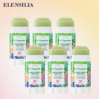 Ellensila Green Energy Sun Stick Non-greasy, soft sun stick [Elensilla] Green Energy 6 types, 16g, 6 pieces beige