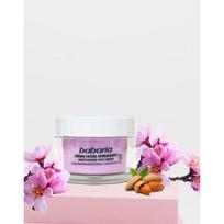 Drėkinamasis veido kremas su saldžiųjų migdolų aliejumi 50 ml pink