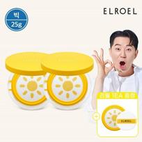 ELROEL 1 second correction Padefree Plus Big Sun Cushion 25g 2 units + refill gift_ELROEL yellow