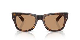 Wayfarer Mega Havana 0RB0840SF Polarized [Ray-Ban] Sunglasses, Brown, 902/5352, ruda