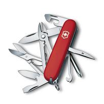 VICTORINOX Deluxe Tinker Swiss Army Knife Knife for and Outdoor Features 17 including a Phillips screwdriver and A - Multi-functional Outdoors, red