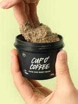[Lush] Kavos puodelis 130g - Veido kaukė / Kavos pakuotė black