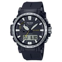 Casio Pro Trek Vyriškas Nerūdijančio Plieno 100M Atsparus Vandeniui Skaitmeninis Žadintuvas Kvarcinis Laikrodis PRW-61-1A juoda