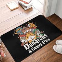 Mielas jūrų kiaulytės durų kilimėlis, pasveikinimas Vonios kambarys Svetainė Grindų Kilimas Dulkėms atsparus Kojų Kilimėlis Kawaii Namų Dekoro Kilimas Prieškambaryje 100cm x 150cm