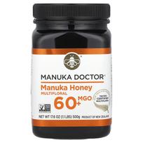 Manuka Doctor, Manuka Honey Variety Honey, MGO 60+, 500 g (17,6 uncijos)