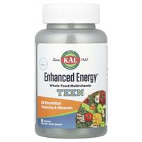 KAL, Enhanced Energy®, Paauglių multivitaminai, 60 daržovių tablečių