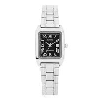 „CaSio Ltp V007d 1budf“ Ltp V007d 1b analoginis kvadratinis Sat studentų moteriškas S metalinis laikrodis LTP-V007D-1BUDF gray