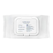 Missha Super Aqua Ultra Hyalon Cleansing Oil Tissue, 30 sheets, 1 piece white
