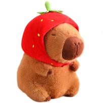 REDICE Plush Toy - Capybara Animal Plush Toy, Portable Capybara, Gentle on Skin [Authentic Product] [2026 Softer Version] Soft and Squishy Capybara red