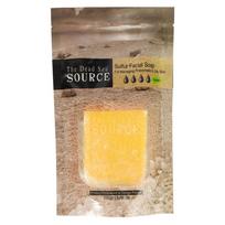 The Dead Sea Source Dead Sea Sulfur Soap Facial Hyssop, 100g, 1 unit yellow