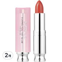 McQueen New York Loving You Tint Lip Balm, Clear Red, 3.5g, 2 pieces white