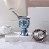 Oball Sweetheart Titanium Straw Cup gray