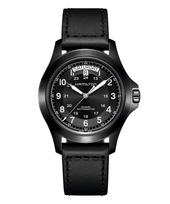 Hamilton Khaki Field King H64465733 Auto Watch juoda