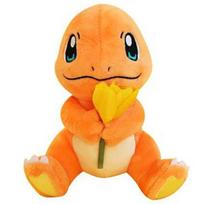 Pokemonas Charmanderis su gėle, įvairių spalvų, 14 cm, Populiarūs žaislai Korėjos vaikams orange