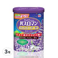 Bath Roman Aroma Bath Salt Relax Lavender, 600g, 3 pieces purple
