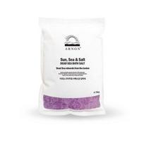 Dead Sea salt bath salt 4.5kg large capacity, lavender 4500g white