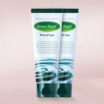 Reference silver mud green pearl pore reduction mud pack pore pack mask pack exfoliation blackhead skin care tube type 90g, 1 piece, 2 pieces white