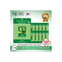 MJ Care Essence Mask Pack Pearl 100 sheets x 23g Clean + Moisturizing Glow 1 pack per day beige