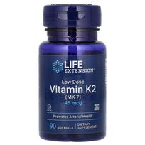 Life Extension, low-dose vitamin K2 (MK-7), 45 mcg, 90 softgels