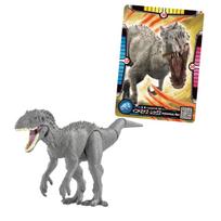 Takara Tomy Ania Jurassic World Indominus Rex Ania Kovinis Gyvūnas Dinzauras Žaislas nuo 3 metų (su kortele) gray