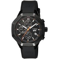 Laikrodis UFC King Black Dial Quartz 10 ATM vandeniui atsparus mineralinis stiklas, 45 mm TW2V87200 juodas [TIMEX] vyriškas [prekė] juoda