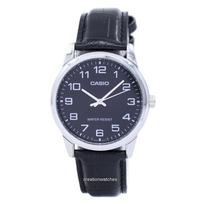 „Casio“ analoginis kvarcinis MTP-V001L-1BUDF MTPV001L-1BUDF vyriškas laikrodis juoda