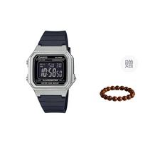 CASIO Vyriškas Juodas Laikrodis W-217HM-7B- Silver gray