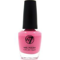 W7 Nail Polish 20 Barbie Pink Pink black