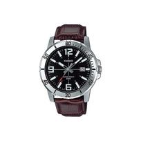 CASIO Vyriškas standartinės serijos juodas laikrodis MTP-VD01L-1BV MTP-VD01L-1BV Regular Watch Box black