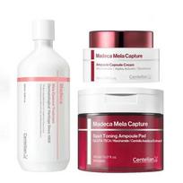 [Centellian24] Madeca Mela Capture Dark Spot 3-Piece Set (Capsule Cream 55ml + Mela Ampoule Pads 60ea + Essence Toner 500ml) white