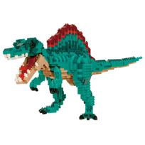 Kawada Nanoblock Dinosaur DX Spinosaurus x 28 x 21 Ages 12 and Interior NBM-062, 4.5 cm, Up, Decoration, Hobby, NBM-062 blue