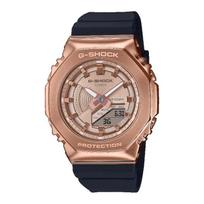Casio G-SHOCK Men's Stainless Steel 200M Water Resistant Analog Shock Resistant Quartz Watch GM-S2100PG-1A4 juoda