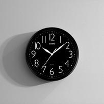 CASIO Round Analog Quartz Resin Wall Clock Unisex Black IQ-05-1 juoda