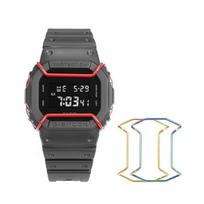 CASIO Custom Collection Electronic Movement Watch Unisex Black Dial DW-5600BB-1A(Team788--) Black Red black