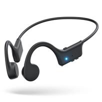 2023 Naujas atėjimas į pramonę Kaulų laidumo ausinės Bluetooth su mikrofonu Kodendo ausinės Bluetooth vandeniui atsparios sportinės ausinės veikia juoda
