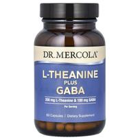 Dr. Mercola, l-teaninas + GABA, 60 kapsulių