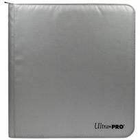 Ultra Pro 12-Pocket Vivid Zippered Pro-Binder sidabras