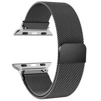 Milanietiškas dirželis Apple Watch 49mm 45mm 44mm 42mm 41mm 40mm 38mm 49 44 mm Apyrankė iWatch Series 9 3 6 5 SE 7 8 Ultra 2 Dirželis 38mm 40mm 41mm black