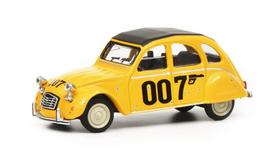 Schuco Citroen 2CV 007 Yellow 452016600 geltona