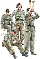 Miniart Vokiečių tanko įgula 4 figūrėlės plastiko modelis MA35465 1/35 1943-1945