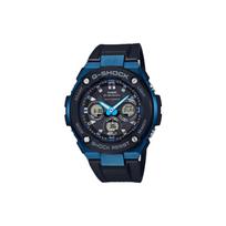 CASIO Vyriškas G-STEEL serijos Juodas laikrodis GST-W300G-1A2PR Black Blue black