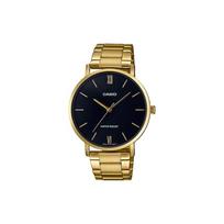 CASIO Vyriškas standartinės serijos juodas laikrodis MTP-VT01G-1B MTP-VT01G-1B Black Dial black