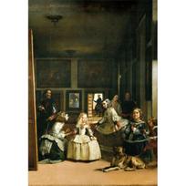 [Haksan] Velázquez Las Meninas 1000 detalių dėlionė - Šedevrų meno kolekcija black